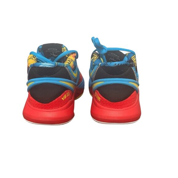 NIB! Nike Kyrie 8 GO SE GS Black Blue Tour Yellow Sneakers - Youth 5.5 - Picture 6 of 9